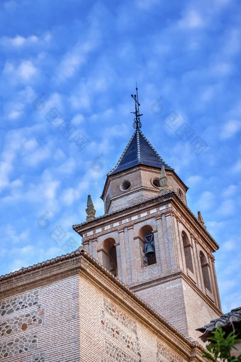 圣诞老人玛丽<strong>教堂</strong>Alhambra格拉纳达安达卢西亚<strong>西班牙</strong>