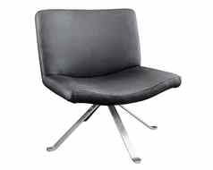 黑色的皮革办公室椅子