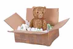 泰迪熊纸板盒子