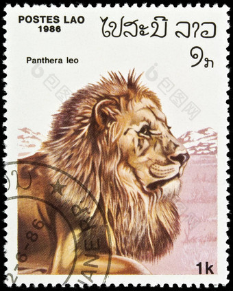 狮子邮票