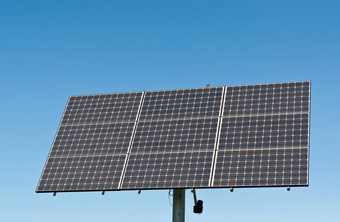 可再生能源光伏太阳能面板数组