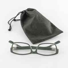 眼镜黑色的袋