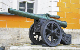 古老的炮兵大炮莫斯科克林姆林宫俄罗斯