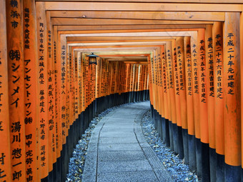 鸟居伏见inari大社神社《京都议定书》日本