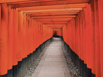 鸟居伏见inari大社神社《京都议定书》日本