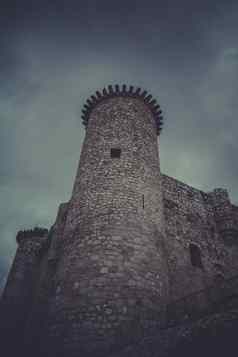 堡垒中世纪的城堡西班牙体系结构