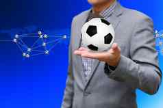 足球网络体育运动网络概念