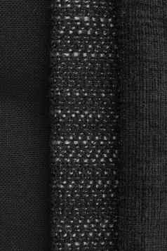 黑色的织物