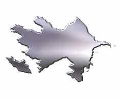 阿塞拜疆银地图