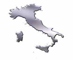 意大利银地图