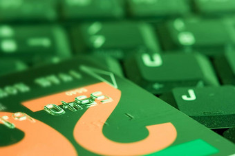业务在线购物信贷卡键盘准备好了买互联网