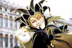 小丑面具威尼斯狂欢节