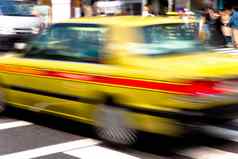出租车超速行驶运动东京日本