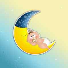 婴儿月亮