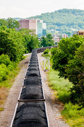 慢移动煤炭马车铁路跟踪