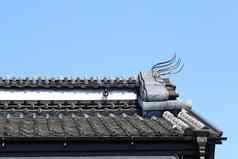 屋顶传统上日本