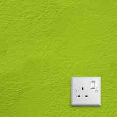 绿色能源伟大的英国电套接字