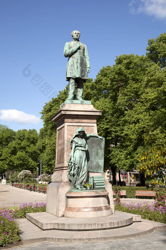 雕像runeberg赫尔辛基