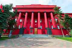 主要红色的建筑国家大学基辅乌克兰