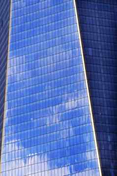 世界贸易中心摘要玻璃摩天大楼纽约