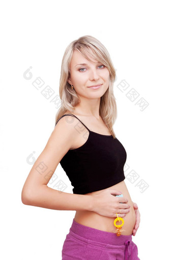 怀孕了女人持有假