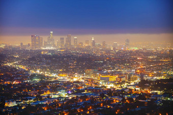 这些洛杉矶城市景观