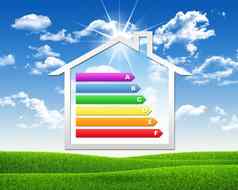 房子图标网格能源效率
