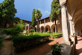 奥古斯丁修道院三吉米尼亚诺意大利