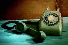 复古的电话生活