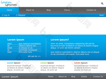 网站模板设计