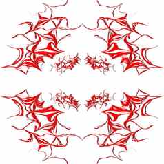 红色的条纹模式艺术纹理网络设计垂直