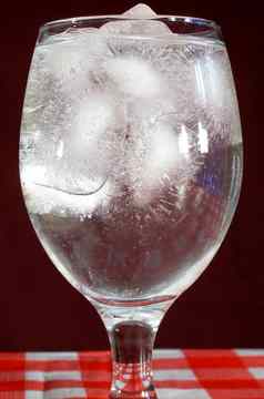 玻璃冷水冰系列喝水