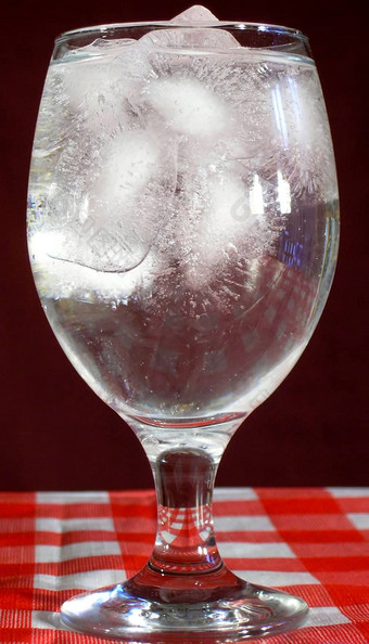 玻璃冷水冰系列喝水