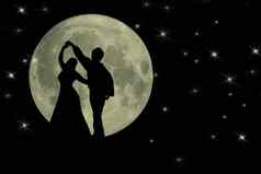 跳舞月光浪漫的横幅