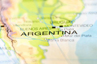 阿根廷国家地图