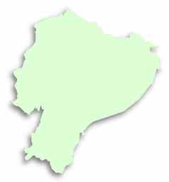 地图厄瓜多尔