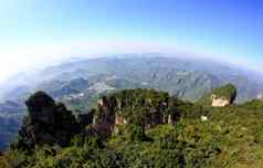 风景yun-tai山世界地质公园