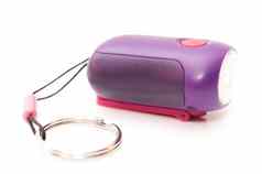 淡紫色手电筒