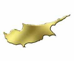 塞浦路斯金地图