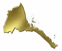 厄立特里亚金地图