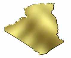 阿尔及利亚金地图
