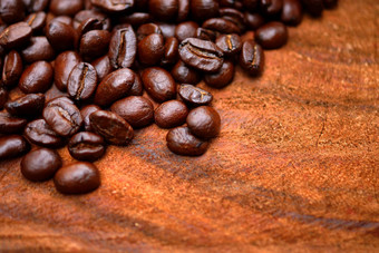 咖啡豆子木背景