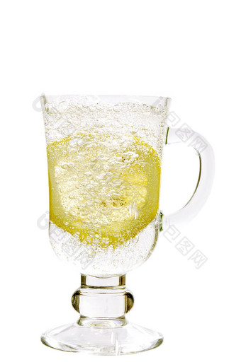 矿物水玻璃柠檬