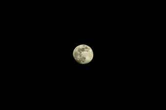 特写镜头完整的月亮