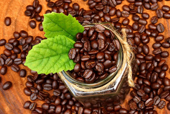 烤咖啡豆子木Arabica咖啡