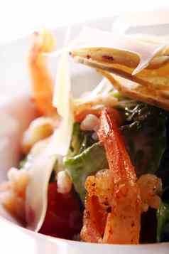 海鲜美食沙拉虾