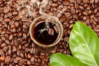 咖啡咖啡豆木背景