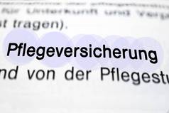 Pflegeversicherung