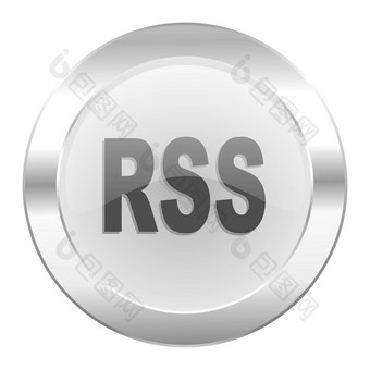 Rss铬网络图标孤立的