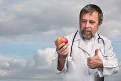 医生建议苹果健康的吃
